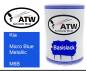 Preview: Kia, Micro Blue Metallic, M6B: 500ml Lackdose, von ATW Autoteile West.